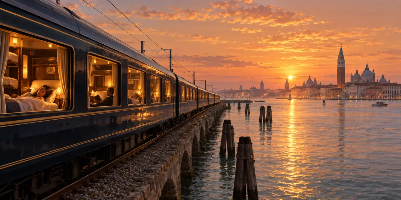 Train de nuit vers Venise : plus long que l’avion, mais une nuit d’hôtel en moins