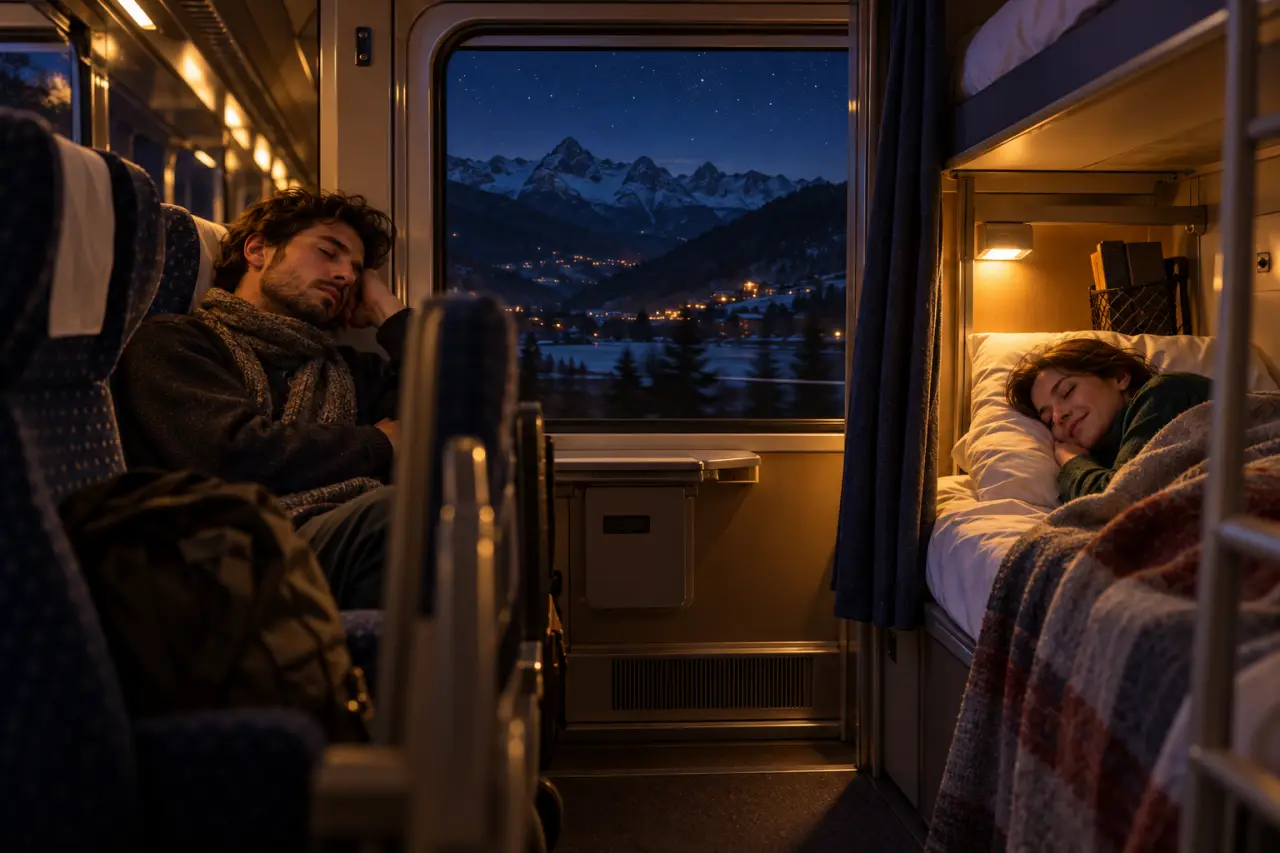 Train de nuit Paris-Briançon : siège inconfortable ou vraie nuit en couchette ?