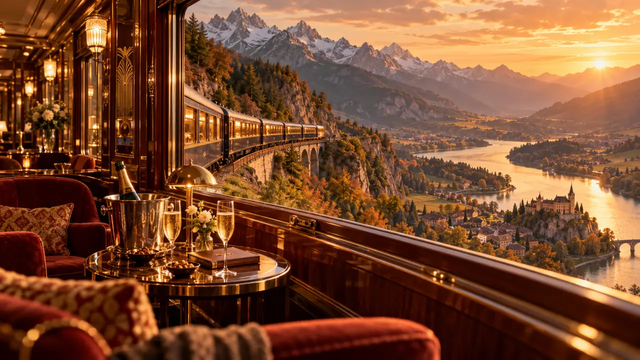 Croisière en train : le rêve du palace roulant, sans confondre luxe et panorama