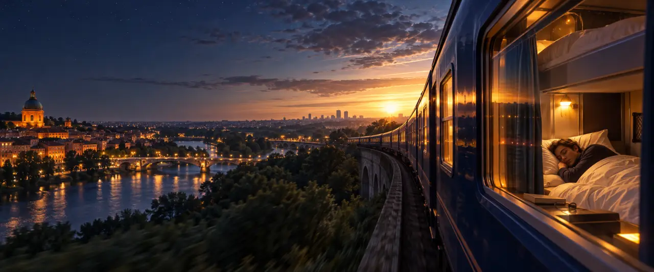 Train de nuit Toulouse-Paris : dormez à bord et arrivez à Paris vers 7 h sans hôtel